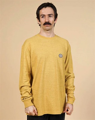 Globe Men's Hemp T-shirt - Honey Yellow